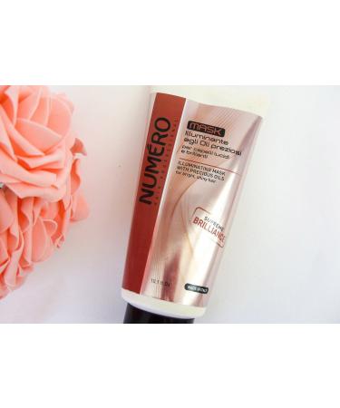 Brelil Numero Illuminating Mask with Precious Oils - 10.1 fl.oz for Bright & Shiny Hair - Buy Online on GoSupps.com