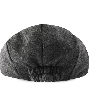 Mint Green Herringbone Tweed Flat Cap for Boys 4-5 Years - Dark Grey Wool - Buy Online on GoSupps.com
