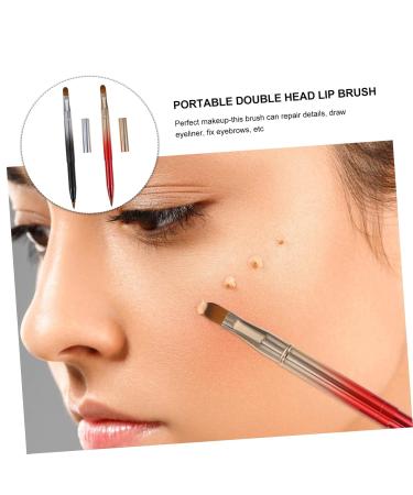 NOLITOY 2pcs Lipstick Wand & Eyelash Tool - Travel Makeup Brush & Multi-Function Eyebrow Applicator for Flawless Eye Shadow - Buy Online on GoSupps.com