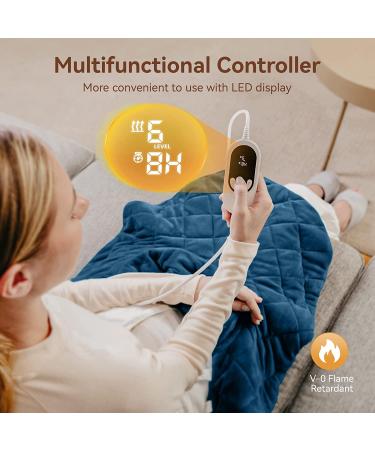 Haimmy 3lb Electric Heating Pad for Neck and Shoulders Pain Relief - 16x20 RoyalBlue-L - Buy Online on GoSupps.com