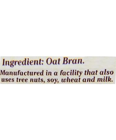 Bob's Red Mill Oat Bran Hot Cereal  40 Ounce (Pack of 4) - Buy Online on GoSupps.com