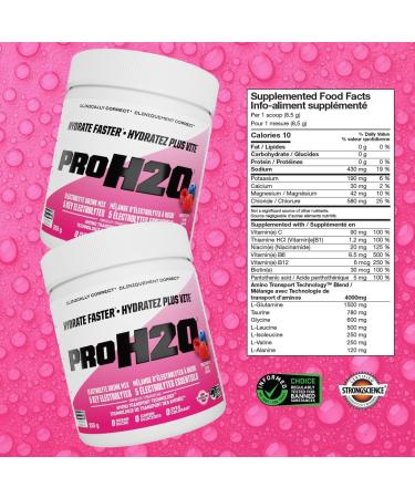 PVL Pro Series PROH2O | Advanced Hydration powder electrolyte powder with 5 key electrolytes no sugar carb free zero calories - 30 serving (255 G Berry Blast) Berry Blast 30 Servings (Pack of 1) - Buy Online on GoSupps.com