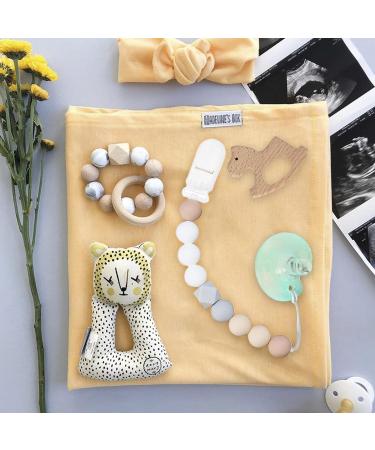 Silicone Pacifier Clips for Boys & Girls | 2-Pack Dummy Holder & Chain | Ideal Baby Shower Gift - Buy Online on GoSupps.com