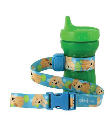 PBnJ Baby SippyPal Sippy Cup Strap Holder Leash Tether (1 Puppy)