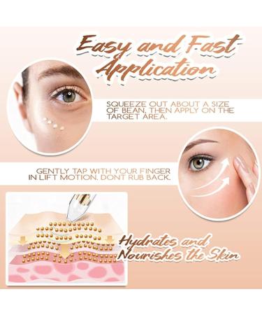 120 Sec Eye Bags Instant Removal Eye Cream Rapid Reduction Bagginess Puffiness Dark Circles and Wrinkles Eye Cream used for People Who Stay Up Late and Sleep Deprived (5Pcs) - Buy Online on GoSupps.com