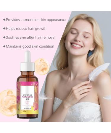 VKaoess Cyperus Rotundus Oil Hair inhibiting oil with Cyperus Rotundus smoothing body serum helps slow hair growth moisturizes and softens the skin for all skin types 60 ml 2 bottles - Buy Online on GoSupps.com
