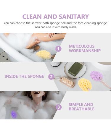 Buy Ipetboom 6 Pcs Bath Ball Loofah Sponge - Greek Honeycomb Bath Scrubber for Home - Soft Hydrophilic Polyurethane Bathroom Accessories - Buy Online on GoSupps.com
