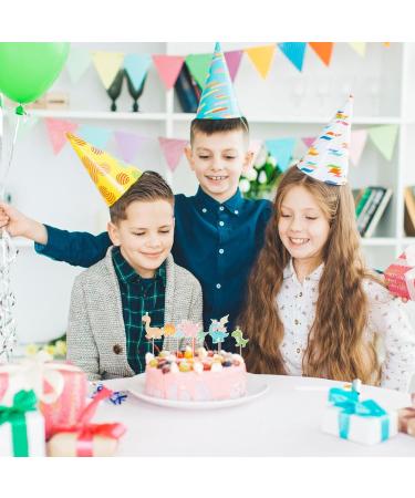 NICENEEDED 24 PCS Dinosaurs Cupcake Toppers Dinosaurs Cupcake Picks Cute Cartoon Dinosaur Themed Cake Toppers Toothpicks for Birthday Cake Decoration Supplies - Buy Online on GoSupps.com