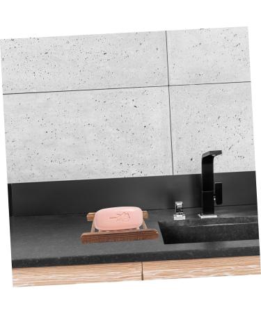 Ciieeo 16 Pcs Creative Soap Box Bathroom Storage Rack Drain Soap Holder Home Outdoor Travel Hollow Wooden Soap Rack (medium Natural Color Soap Rack) 4pcs Wooden Soap Dish Wooden Frame - Buy Online on GoSupps.com