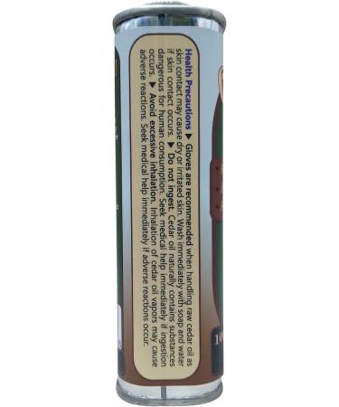 8oz Cedar Oil - Premium Eastern Red Cedar Wood Oil (Juniperus Virginiana) | Fox Creek Cedar Oil - Shop Internationally - Buy Online on GoSupps.com