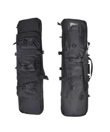 NAWAN Gun Bag Airsoft Storage Bag Backpack Rifle Box Handbag Tactical Rifle Box 37.4 Inch Black upgrade version