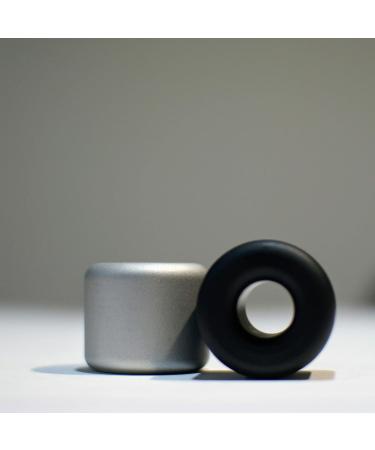 Set of 2 Mudai Aluminium Toothbrush Holder Stands - Satin Silver Finish - Buy Online on GoSupps.com