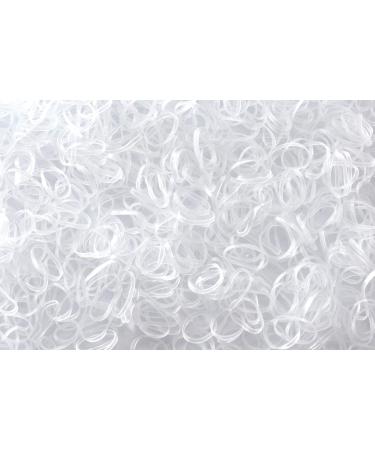 Youxuan 1000-Pack Clear Small Elastic Hair Ties for Girls - Non-slip Rubber Bands - Buy Online on GoSupps.com