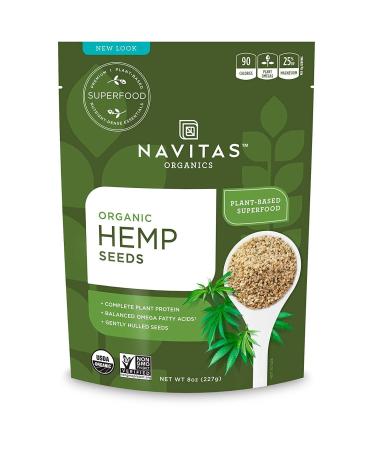 Organic Hemp Seeds by Navitas Organics - 227g (8oz)