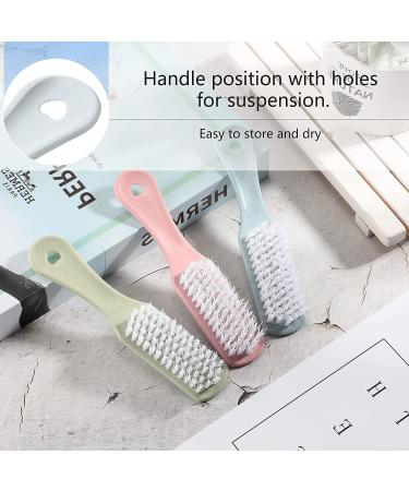 9-Piece Handle Grip Nail Brush Set for Cleaning - Manicure Tools for Toes and Nails - Men and Women - Green, Pink, Blue - Buy Online on GoSupps.com