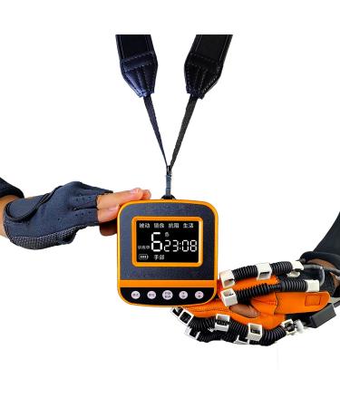 ZZBB Rehabilitation Gloves Finger Orthoses Exoskeleton Manual Training Hand Stroke Hemiplegia Rehabilitation Training Equipment Left-hand Medium
