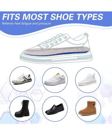 Flexible Arch Support Gel Insoles for Women and Men - Honeycomb Design for Pain Relief (Size 4-8) - Buy Online on GoSupps.com