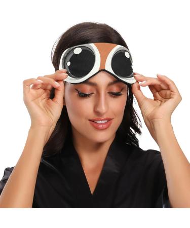 Haskirky Light Blocking Eye Mask | Breathable & Adjustable | Ideal for Travel, Yoga, Meditation | Cartoon Fox Eyes Design - Buy Online on GoSupps.com