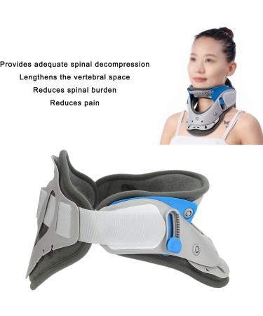 Cervical Neck Traction Device - Adjustable Neck Brace & Support for Men & Women | Neck Decompression & Stretching Relief - Buy Online on GoSupps.com