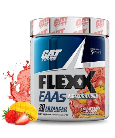 GAT Sport Flexx EAAs + Hydration, Strawberry Mango, 30 Servings