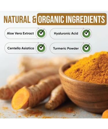 AMVital Turmeric Skincare Bundle: Turmeric Body Scrub (220g) & Turmeric Face Serum (30ml) - Natural Exfoliating and Hydrating Skincare Set - Buy Online on GoSupps.com