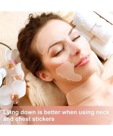 Silicone Face Patches 13 Pcs Reusable Face and Back of Hand Forehead Wrinkles Patches Overnight Silicone Chest Patches Neck Wrinkle Patches Pad Eyelid Lifter Strips for Face Forehead Neck Decollete Cheek Eye Pads Beauty - Buy Online on GoSupps.com