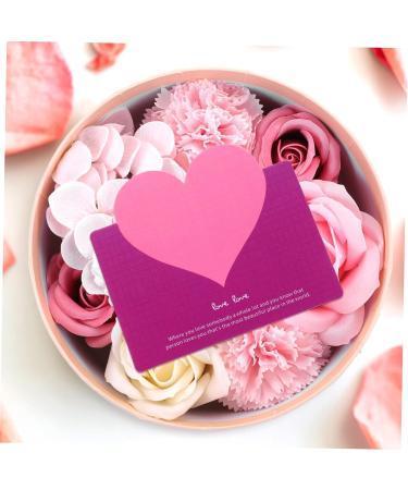 Housoutil Preserved Flower Decoration Christmas Ornaments Wedding Favors Scented Plant Rose Soap Rose Scented Bar Soap Christmas Decorations Props Soap Flower Artificial 16.2X16.2X8.2CM Pink - Buy Online on GoSupps.com