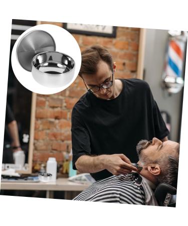 Rustproof Stainless Steel Shaving Bowl - Premium Shaving Soap Container for Men | Ideal for Beard Foam Brushes & Shave Care - Buy Online on GoSupps.com