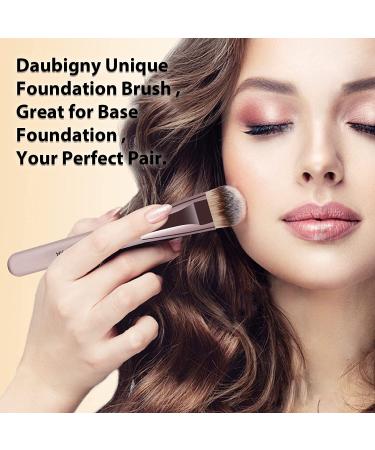 Daubigny 16Pcs Premium Synthetic Makeup Brush Set - Professional Brushes for Foundation, Powder, Concealers, Eye shadows, and Blush in Champagne Gold - Buy Online on GoSupps.com