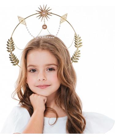 FRCOLOR Hal-o Crown Marys Goddess Headband Angel Hal-o Headband Hal-o Crown Headpiece Greek Goddess Hairbands Tiara Halloween Costume Headdress - Buy Online on GoSupps.com