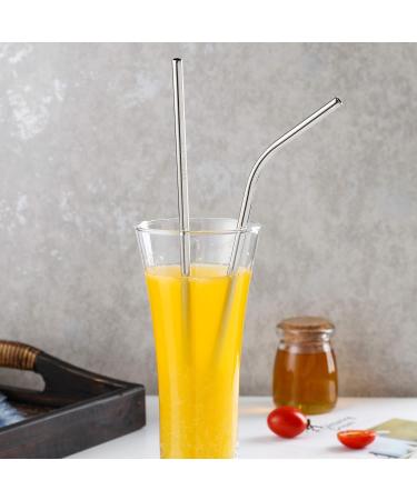 Sunwinc Reusable Metal Straws 50PCS Super Long 10.5 Inch Drinking Metal Straws All Bent Curved Stainless Steel Straws for 30oz/20oz Tumblers Yeti Cups Travel Mugs Reusable Rustproof Eco-Friendly Dishwasher Safe (All bent-10.5" Silver) - Buy Online on GoSupps.com