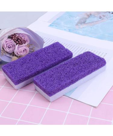 Heallily Purple Foot Peeling Sponge - Ultimate Foot Care Scrubber for Dead Skin Removal Exfoliating Cleanser - Buy Online on GoSupps.com