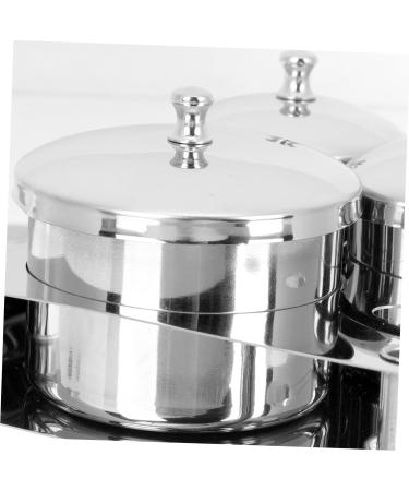 Cabilock 1 Set Nail Art Dish guasha Nail Tips Container Mini dappen Dish Nail Steel Bowl monomero Nail Holder Nail dappen Dish monomer Dish Bowl Stainless Steel Acrylic - Buy Online on GoSupps.com