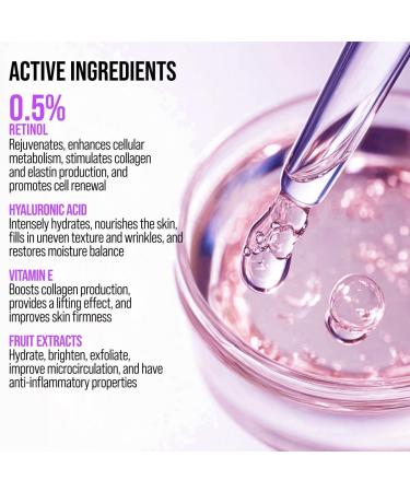  7Days 7Days Moisturizing Face Cream with Retinol & Hyaluronic Acid | Firming Face & Neck Cream | Roller Masker Anti Swelling for Skin | Skincare Koreana 80ml - Buy Online on GoSupps.com