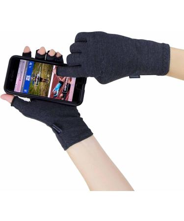Zensah Compression Gloves - Large Gray for Enhanced Recovery & Support | International Shipping Available - Buy Online on GoSupps.com