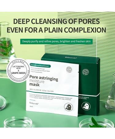 DEleventh Korean Lactobionic Acid Facial Mask - 30ml x 10pcs | Deep Cleansing Moisturizing Anti-Aging & Anti-Acne Treatment - Buy Online on GoSupps.com