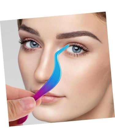 WOFASHPURET 1 Set Set Blue Pink Love Fake Eyelashes Eyelash Curler Tweezers Eyebrow Tweezers for Adult Precision Tweezer Cosmetic Eyebrow Brush Tool Trimming Eyebrow Tweezers - Buy Online on GoSupps.com