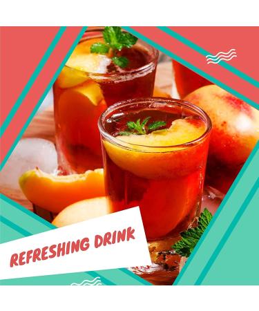 Arizona Delicious Fruit Tea Drink No Artificial Colours or Preservatives - Peach Iced Tea - 16.9 Oz - Pack Of 12 - Buy Online on GoSupps.com
