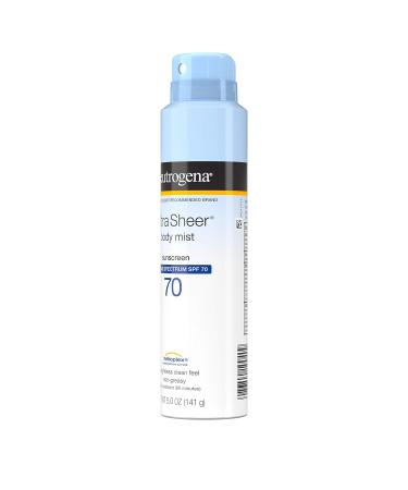 Neutrogena Ultra Sheer SPF 70 Body Mist 5 oz (148ml) - Pack of 3 - Buy Online on GoSupps.com