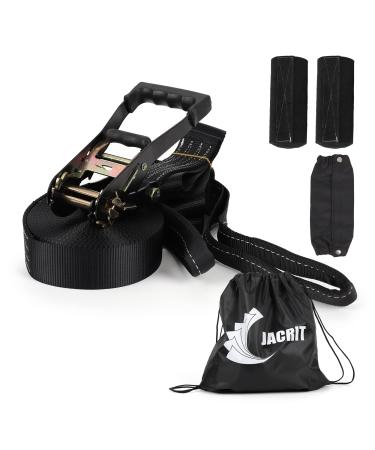 jacrit Slackline Kit - Premium Tight Rope for Backyard - Suitable for  Adults & Kids - Slackline Beginner Kit 