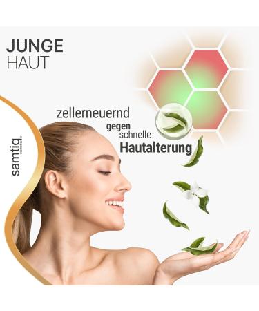Samtiq Power Hyaluron Serum - Highly Concentrated Hyaluronic Gel with Green Tea Extract | 50ml | Ideal for Microneedling & High Dosage Hydration - Buy Online on GoSupps.com