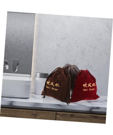Healeved 6 Pcs Hair Dryer Storage Bag Travel Hair Dryer Blow Dryer Bag Drawstring Fabric Wine Bag - Buy Online on GoSupps.com