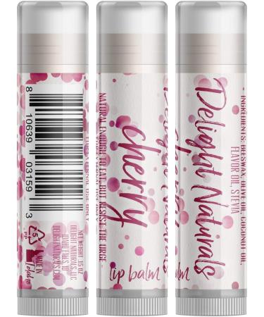 Cherry Lip Balm Set of Three | Moisturizing & Nourishing | International Shipping - Buy Online on GoSupps.com