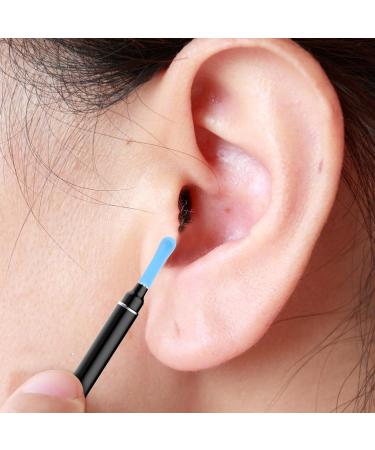 FRCOLOR Ear Spoon Tips Ear Cleaner Replacement Tips 10pcs Soft Silicone Ear Wax Pick Removal Tips Safety Ear Scoops Sleeves Accessories Set for Teens Adults Oval Blue - Buy Online on GoSupps.com