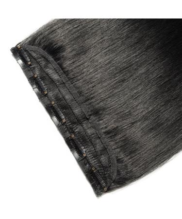 Buy SEGO Clip-in Extensions - 100% Remy Human Hair 7A One Piece Hairpiece | Straight Hair Extensions for Effortless Style - Buy Online on GoSupps.com
