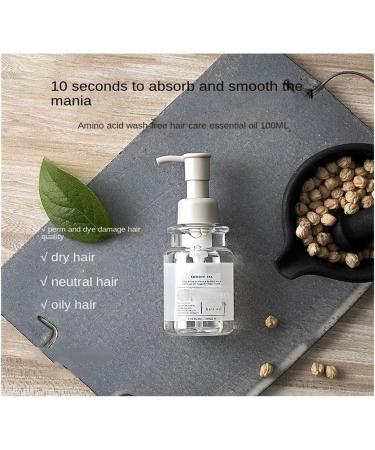 Hair Care Essential Oil Soft And Bright Repairing No-wash Moisturizing Hair Oil Improving Frizz Smoothing Care Hair Oil No-wash Smooth 100ml - Buy Online on GoSupps.com