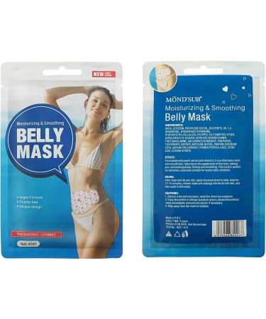 Elitzia Cruelty Free Vegan Formula Peach Feminine Body Firming Leaf Tummy Care Moisturizing Smoothing Belly Mask Vitamin E - Buy Online on GoSupps.com