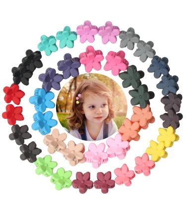 40Pcs Baby Girls Hair Bangs Mini Hair Claw Clip Kids Hair Pin 20 Colors for Girls and Women