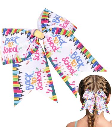 Xtauaguh Hair Bow Barrettes | Back to School Girls Hair Barrettes - Cute Decorative Hair Clips Hair Accessories for Daily Life Travel School - Buy Online on GoSupps.com