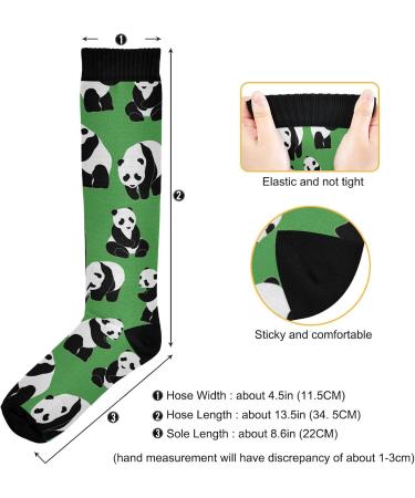 Haskirky High Elasticity Compression Socks - Cute Pandas Design for Adults | Relieve Fatigue, Perfect for Travel and Daily Activities | 1 Pair - Buy Online on GoSupps.com